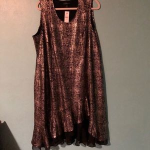 Lane Bryant, gold and black , size 22/24 Pet.